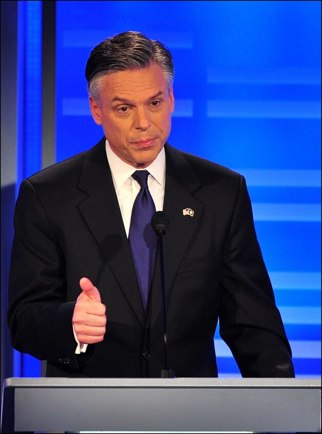 Het is vijf voor twaalf voor Jon Huntsman.