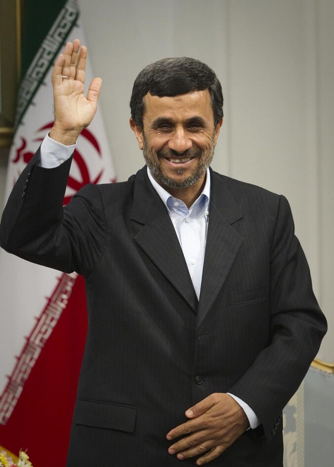 De Iraanse president Mahmoud Ahmadinejad.