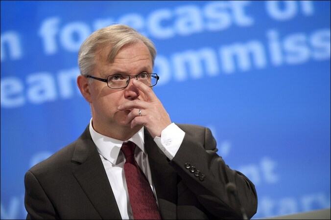 Volgens Europees Commissaris voor Economische Zaken Olli Rehn zou het gaan om "een milde recessie".
