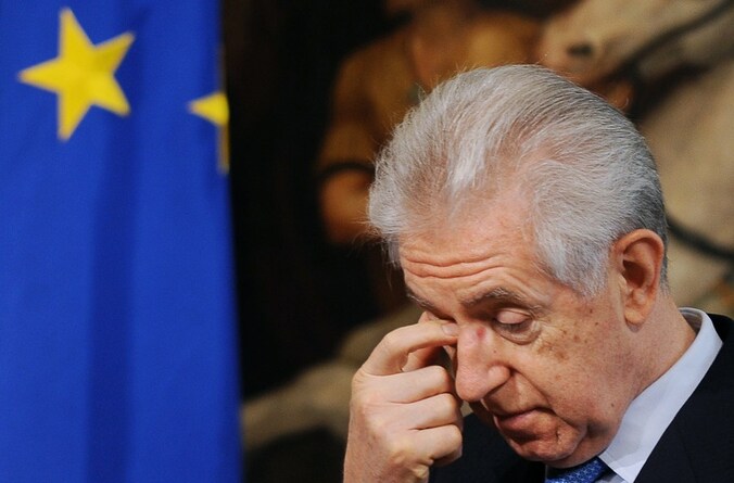 Slecht nieuws voor technocraat Monti.