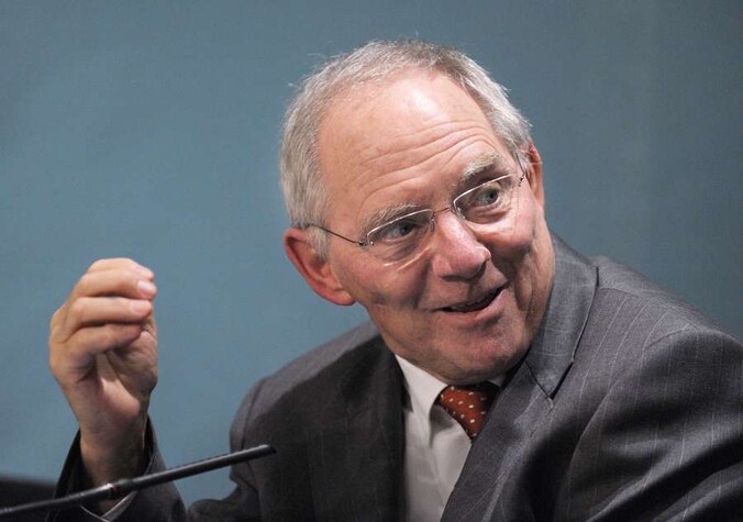 Duits Financiënminister Wolfgang Schäuble.