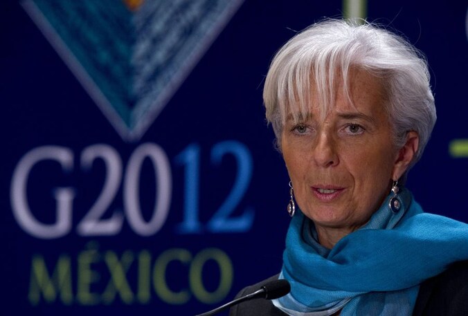 IMF-topvrouw Christine Lagarde.