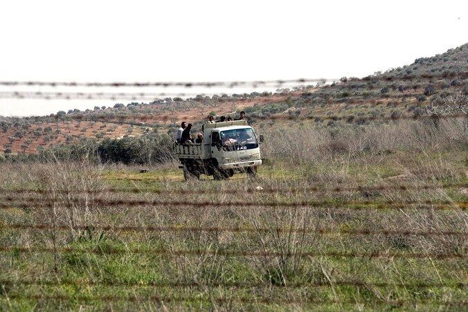 De grens tussen Turkije en Syrië.