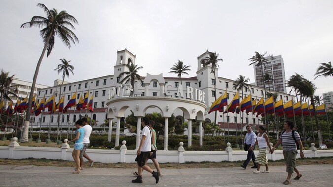 'Hotel Caribe', de plek waar de lijfwachten van Obama de bloemetjes hebben buitengezet.