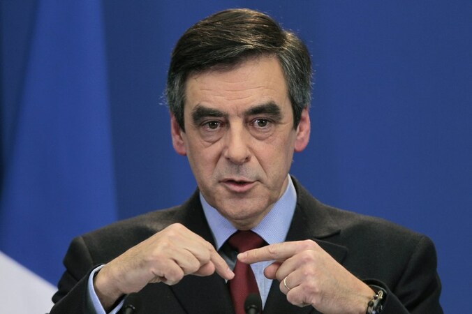 De Franse premier Fraçois Fillon.