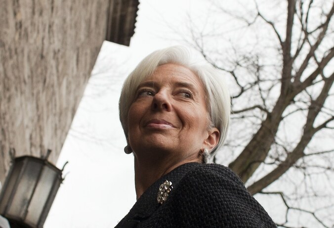 Hoofd van het Internationaal Monetair Fonds (IMF) Christine Lagarde.