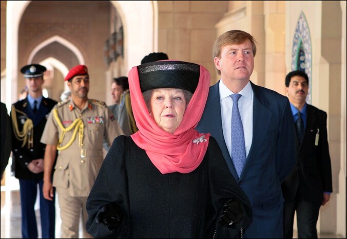 De Nederlandse koningin Beatrix.
