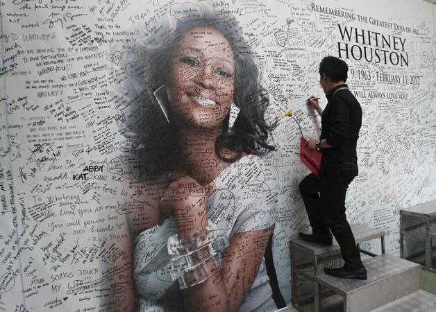 Whitney Houston was de laatste in het rijtje.