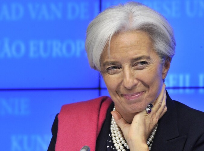 Christine Lagarde, directeur-generaal van het IMF.