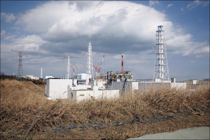 De rampcentrale van Fukushima.
