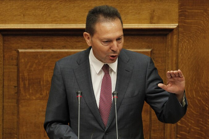 De Griekse minister van Financiën Yannis Stournaras.