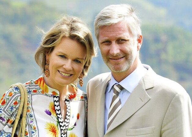 Prins Filip en prinses Mathilde begin juli in Burundi.