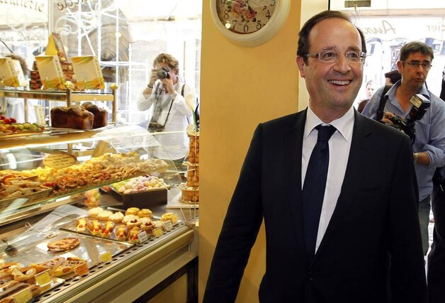 Hollande bracht deze week nog een bezoek aan zijn favoriete bakkerij in thuisstad Tulle.