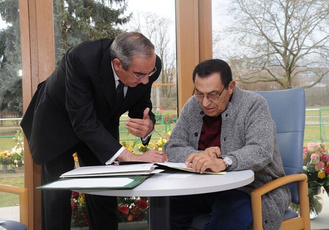 De voormalige president van Egypte Hosni Moebarak.