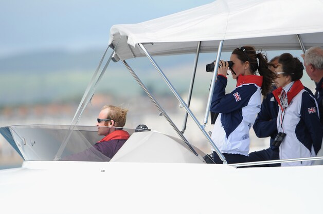 Kate Middleton volgde de Medal Race vanop haar eigen boot