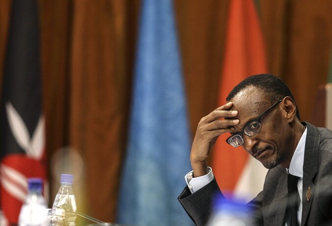 De Rwandese president Paul Kagamé.