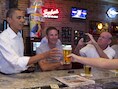 Obama op 14 augustus in Cedar Falls, Iowa.