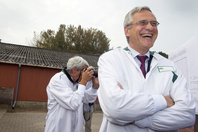 Kris Peeters in Baarle-Hertog.