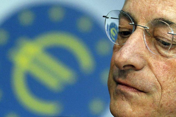 ECB-voorzitter Mario Draghi.