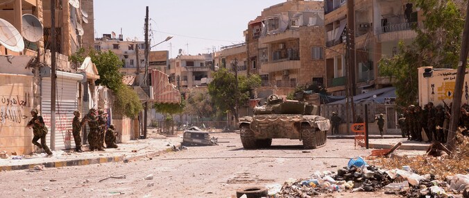 In Aleppo wordt al een tijd hevig gevochten. (archieffoto)