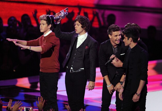 One Direction won onder meer de award voor beste popvideo.