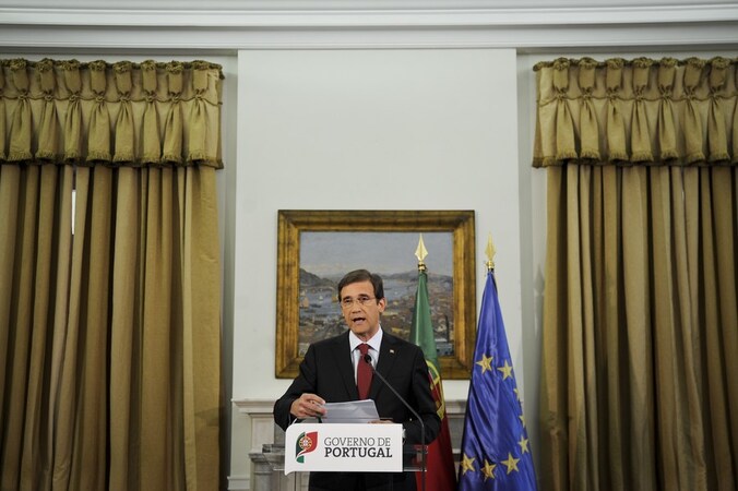 De Portugese premier Pedro Passos Coelho.