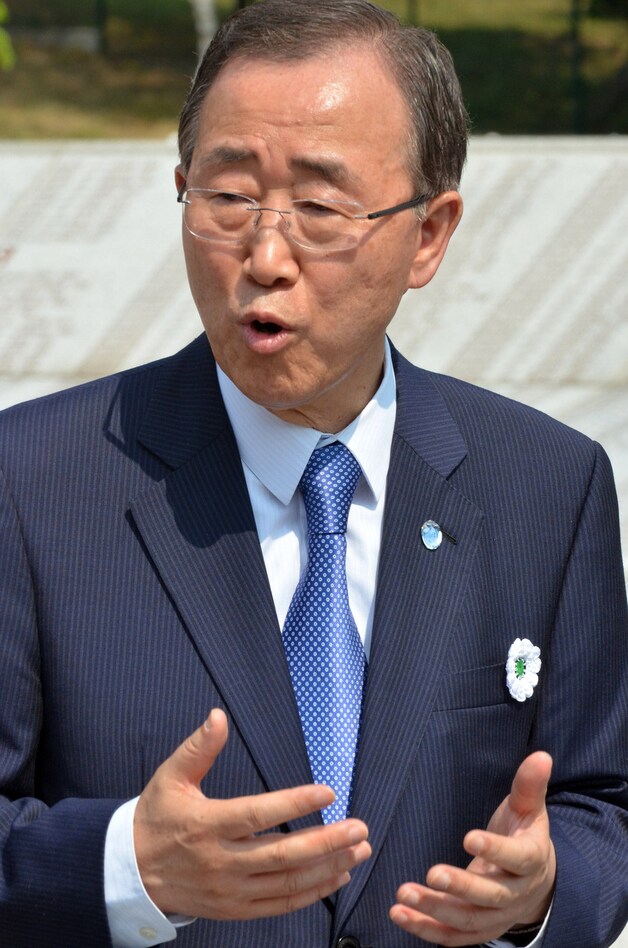 VN-leider Ban Ki-moon.