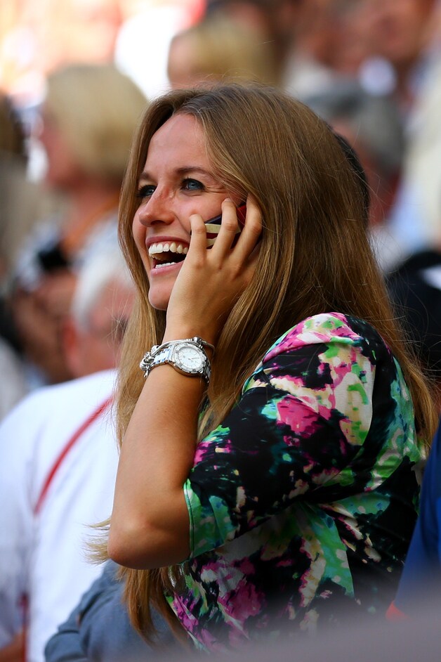 Vriendin Kim Sears.