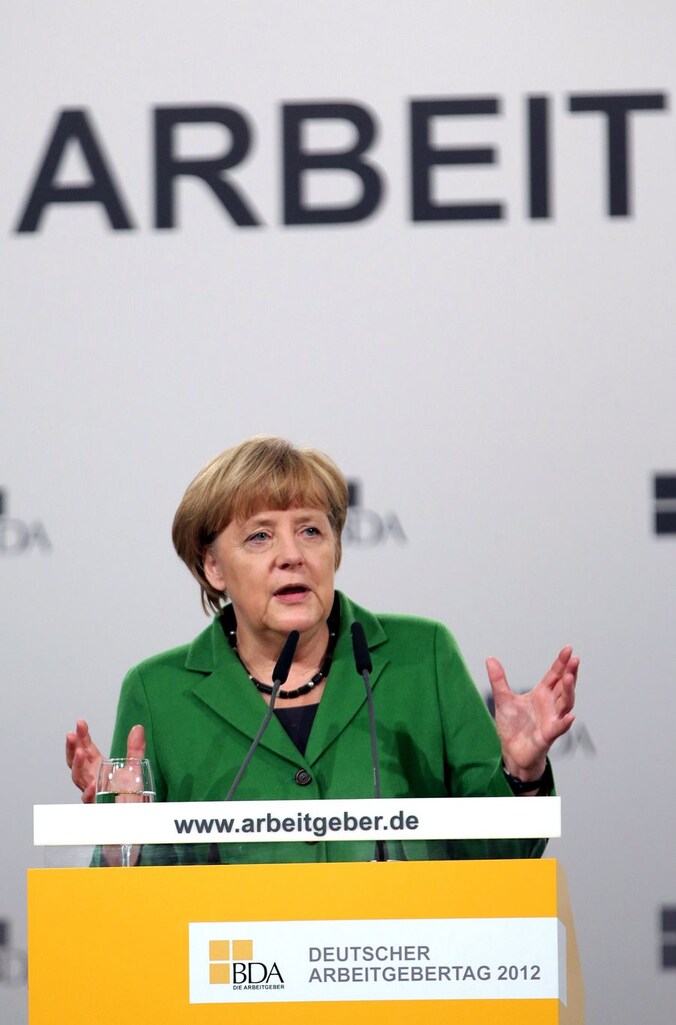 Bondskanselier Angela Merkel.