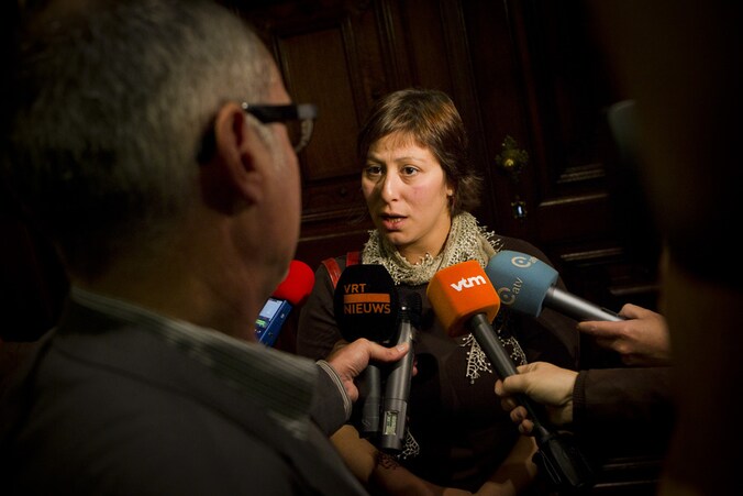 Meyrem Almaci (Groen) ging vanochtend langs bij Bart De Wever op 't Schoon Verdiep.