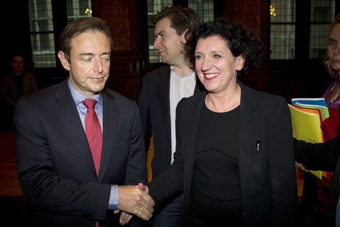 Bart De Wever en Annemie Turtelboom.