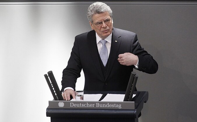 Duits president Joachim Gauck.