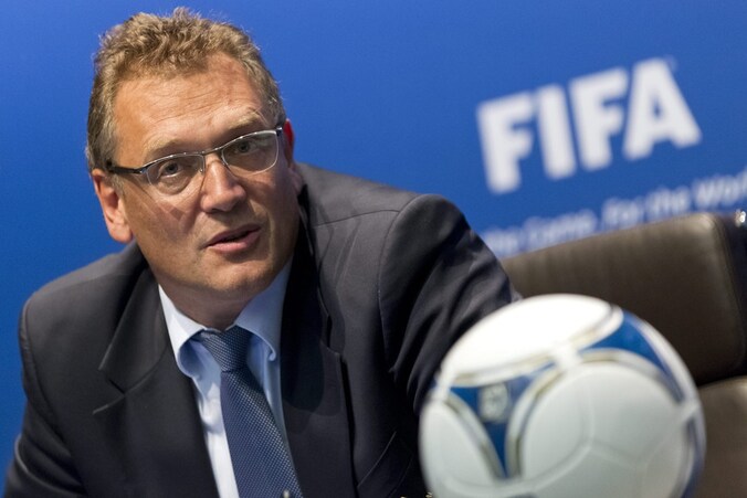 Jerome Valcke, secretaris-generaal van de Fifa.