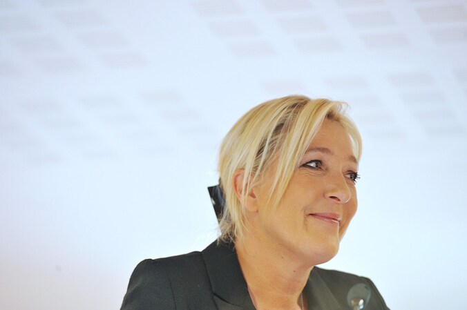 Marine Le Pen, voorzitster van het Franse Front National (FN)