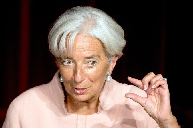 IMF-topvrouw Lagarde geeft het aan, de economie in de eurozone zal volgend jaar licht groeien.