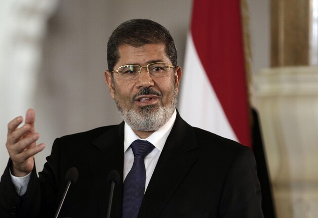 De Egyptische president Mursi.