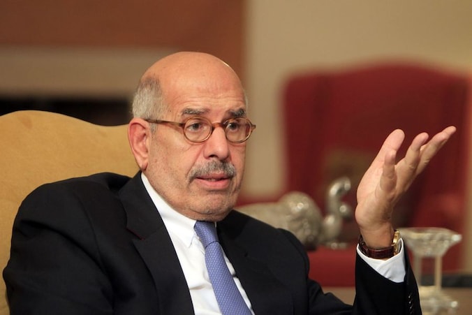 Oppositieleider Mohamed ElBaradei.