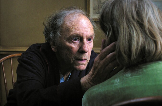 Jean-Louis Trintignant schittert in 'Amour' van Michael Haneke.