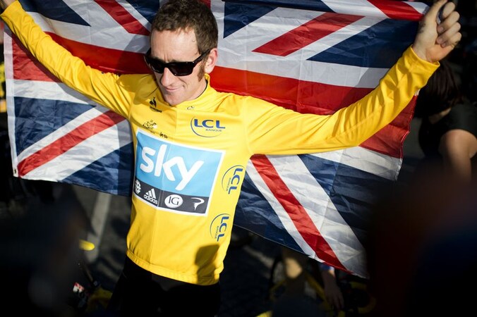 Bradley Wiggins won de voorbije Tour.