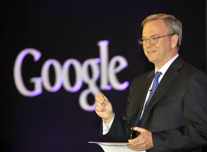 Google-topman Eric Schmidt.