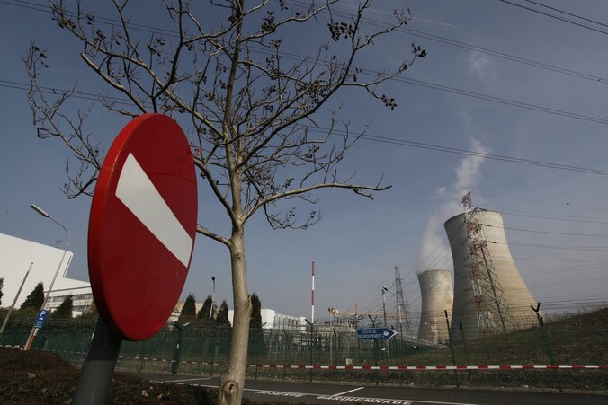 De kerncentrale van Tihange, een deelgemeente van Hoei (provincie Luik).