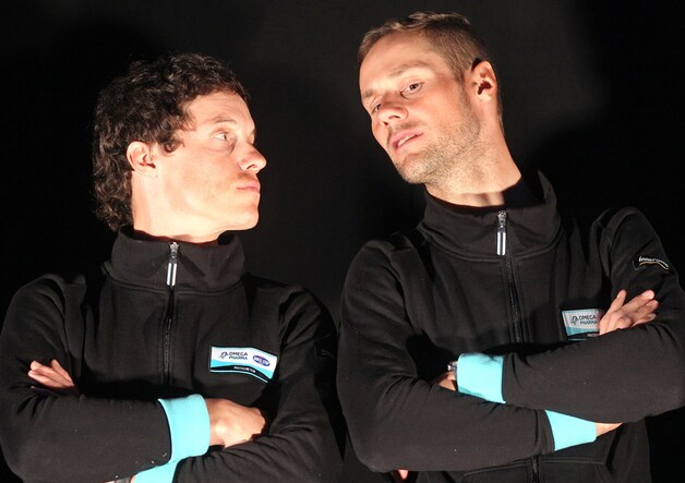 Chavanel naast Boonen.