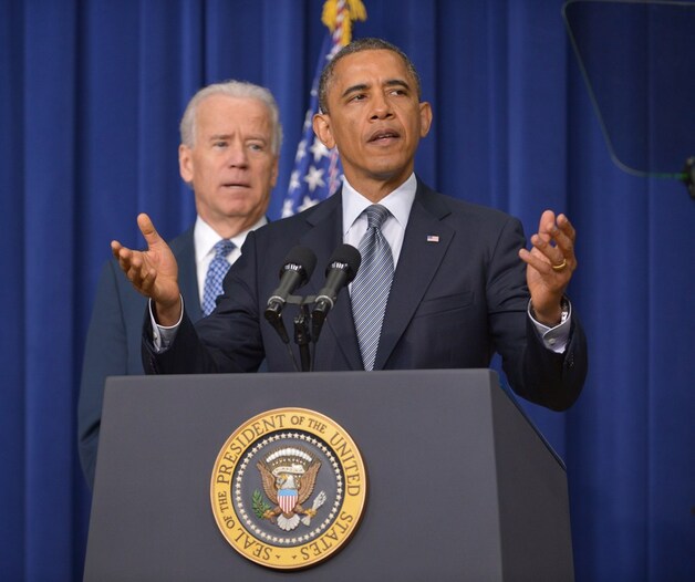 Barack Obama en Joe Biden.