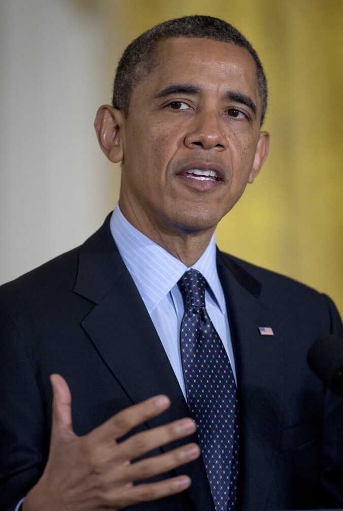 De Amerikaanse president Barack Obama.