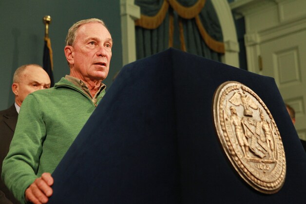 Burgemeester Michael Bloomberg.