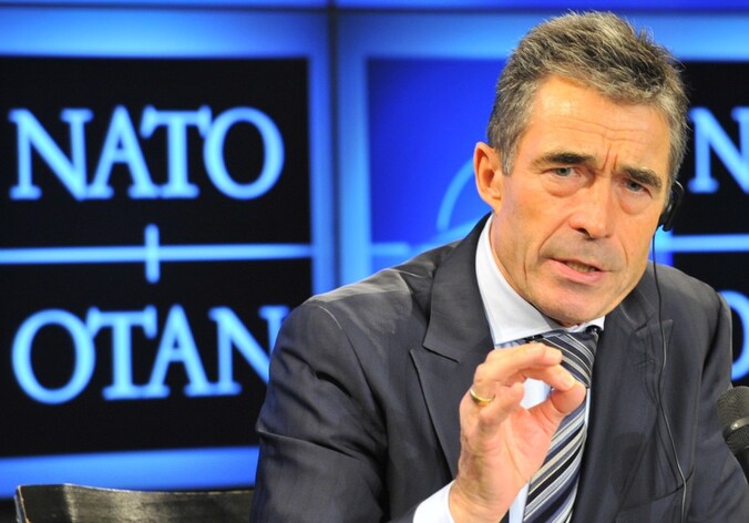 NAVO-topman Anders Fogh Rasmussen.