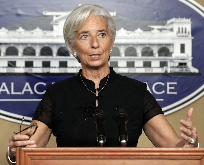 IMF-topvrouw Christine Lagarde.