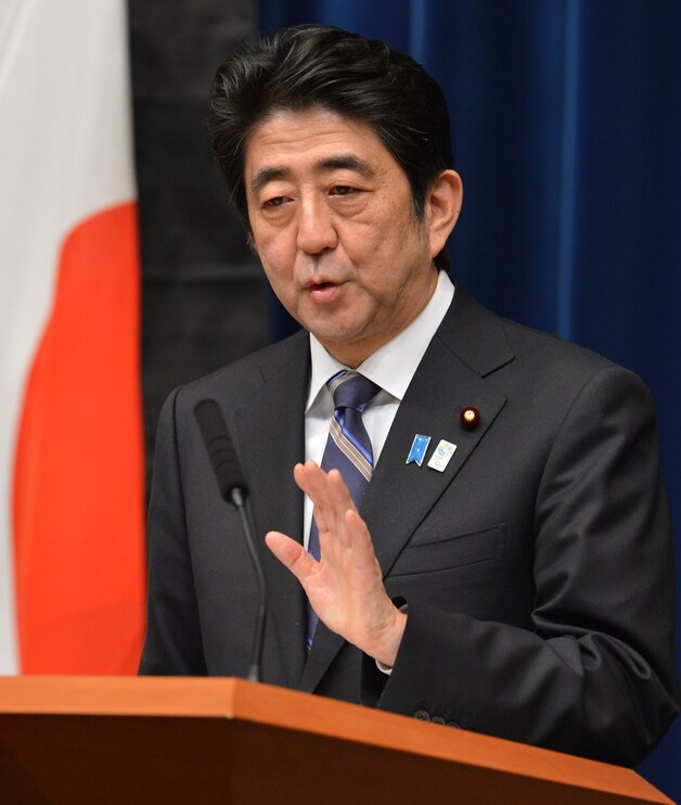 Premier Shinzo Abe.