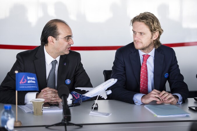 CEO Bernard Gustin en CFO Jan De Raeymaeker.