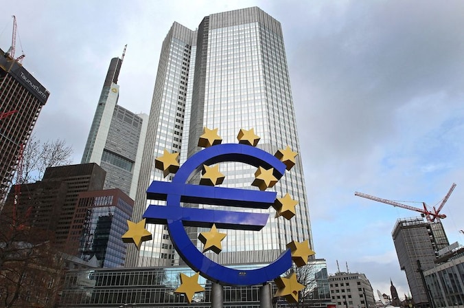 De Europese Centrale bank ik Frankfurt.